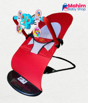 Baby Bouncer With Toy (Red)